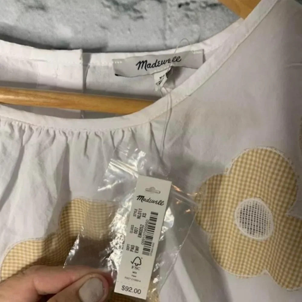 NWT Madewell puff sleeve blouse. Size XS